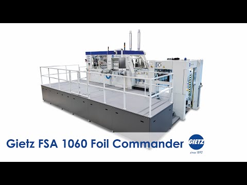 Gietz Foil Commander 1060 – video