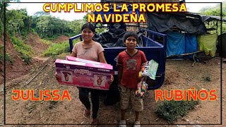 CUMPLIMOS PROMESA: JUGUETES PARA NIÑOS EN LA SELVA.