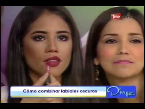 Cómo combinar labiales oscuros
