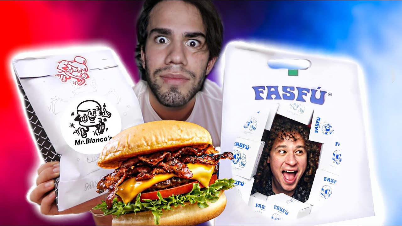 FasfÚ ¿la Mejor Hamburguesa Del Mundo 🍔 Mrblancos Vs Luisito Comunica Javier Cortes Youtube