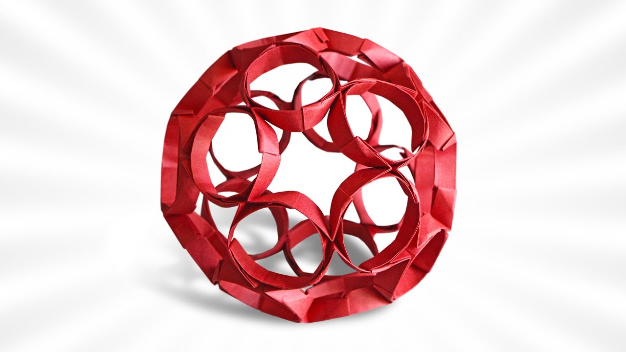 Origami Enrica's Dodecahedron Kusudama · How To Make An Origami Flower ·  Origami on Cut Out + Keep