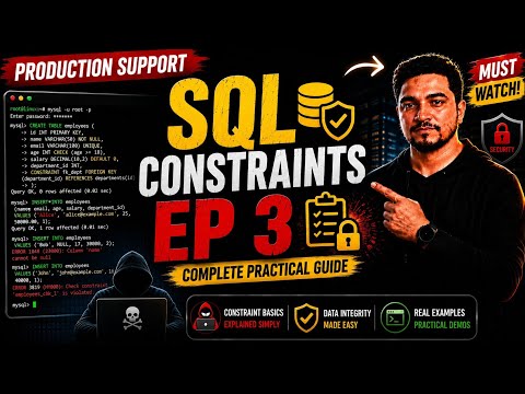 SQL Constraints = Database Safety 🔐 | Full Guide