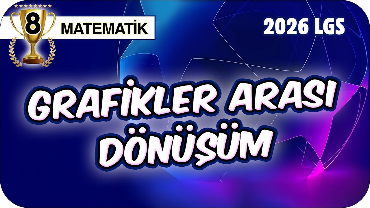 Grafikler Arası Dönüşüm - Konu Özeti 📘 8MAT12 #2026LGS