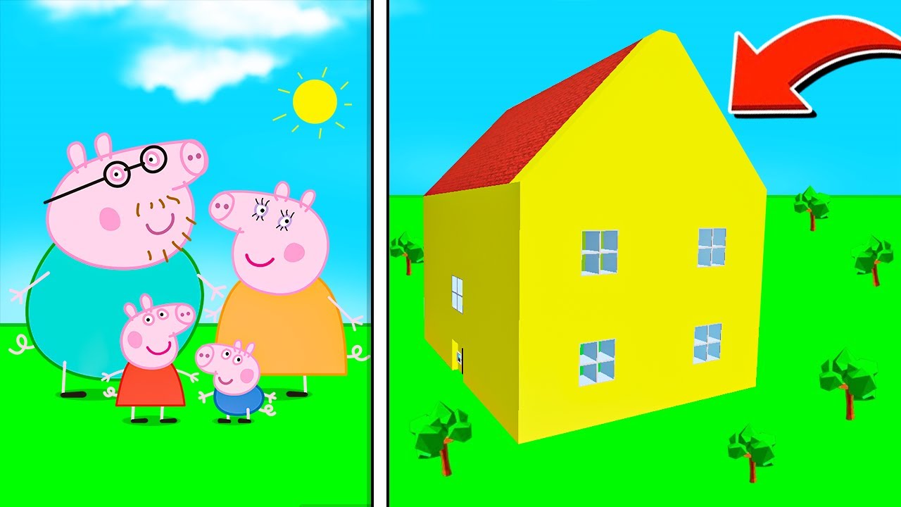 Roblox Piggy Peppa Pig House Map Piggy Build Mode Youtube - piggy s new house roblox youtube