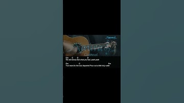 Thumbnail of Marshmello x Jelly Roll - Holy Water Guitar Chords Lyrics #shorts