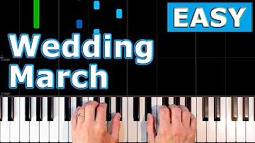 Mendelssohn - Wedding March - EASY Piano Tutorial