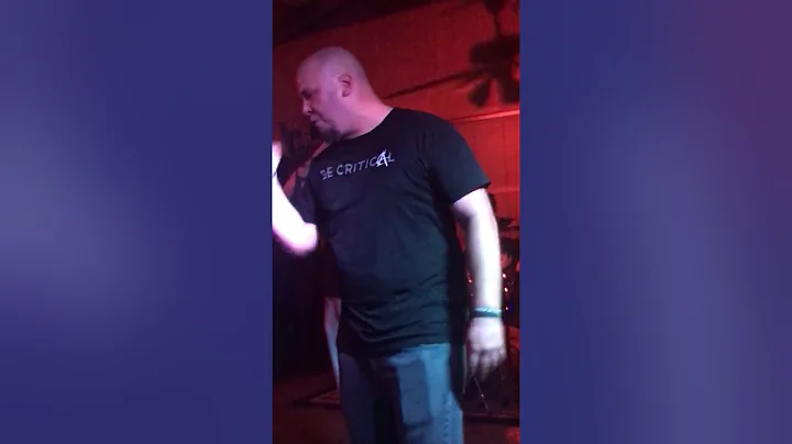Bass player, Dustin Cupples sings with vocalist
