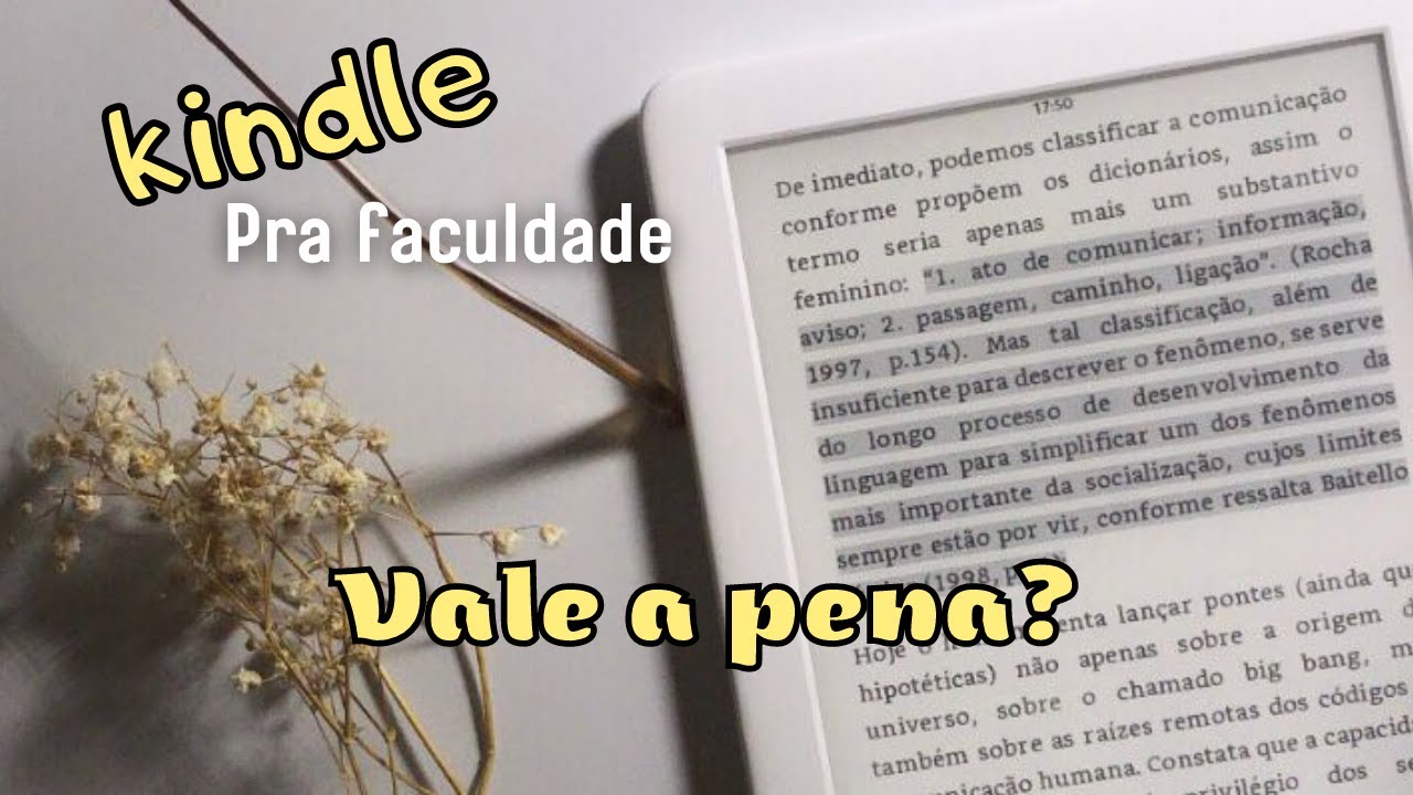 Comprei um KINDLE para a FACULDADE, VALE A PENA? Vantagens, preço, modelo e +