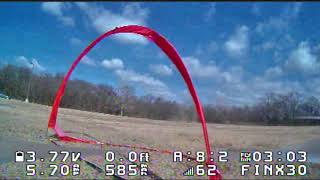 ZMX FinX30 2600KV Maiden Flight
