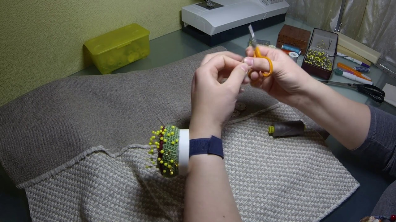 Как пришить кнопку #2 - YouTube