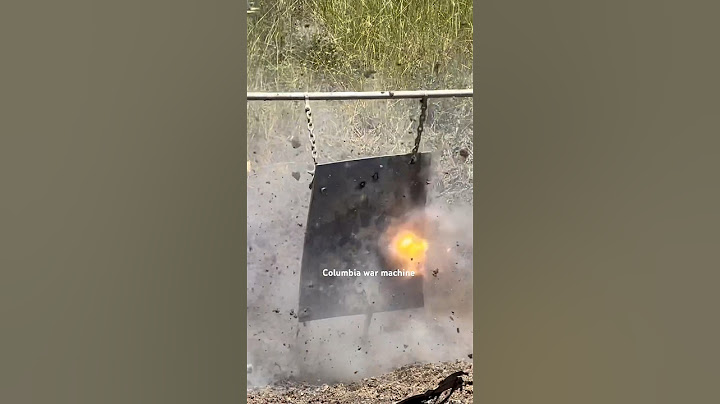 M2 50 Cal vs Giant Steel Plate                 #callofduty #50BMG