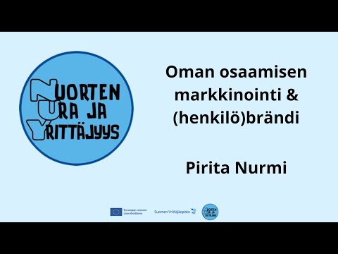 4.4 Osaamisen markkinointi ja (henkilö)brändi
