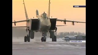 Недалеко от Канска разбился истребитель МиГ 31 (Новости 26.01.16)