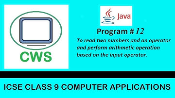 Program#12 To read two numbers, an operator  and perform arithmetic operation.