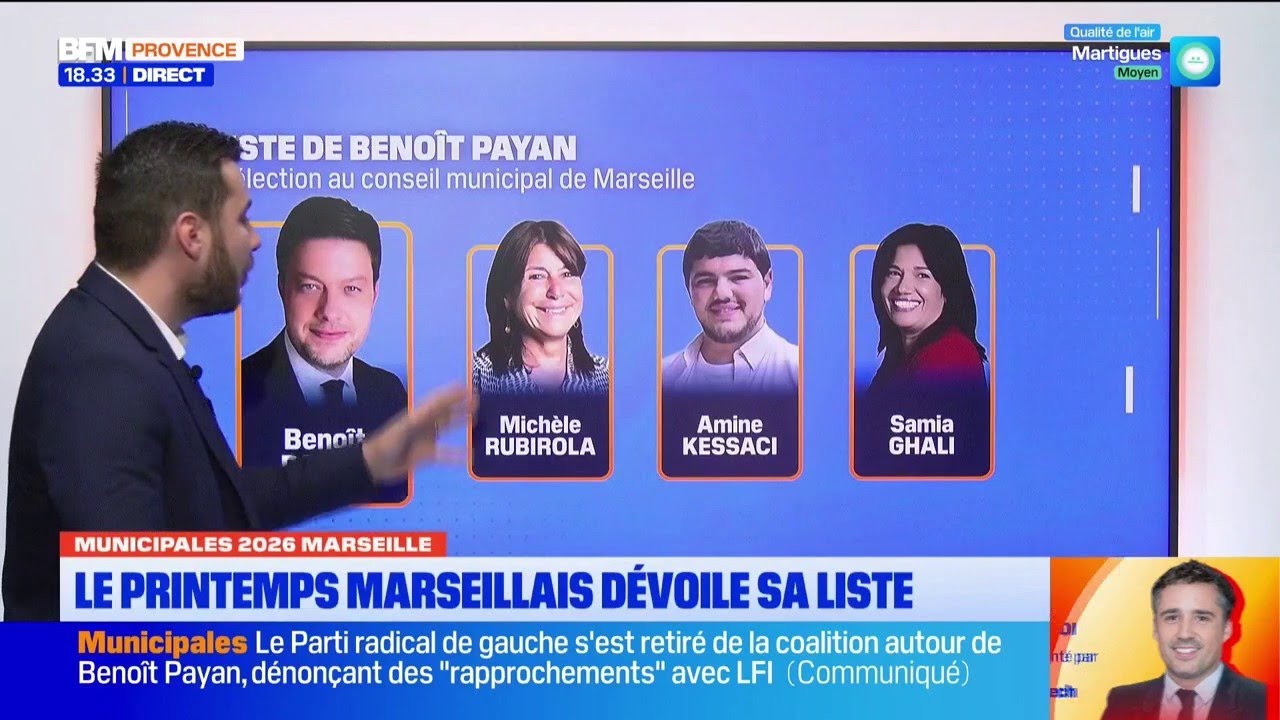 Municipales à Marseille : le Printemps Marseillais dévoile sa liste