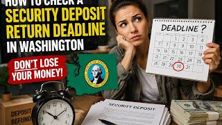 How to check a security deposit return deadline in Washington
