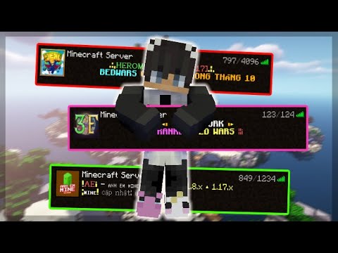 แจก server minecraft  New Update  Top 3 Server Bedwars Tốt Nhất Tại Việt Nam !!! Top 1 : Heromc !!!