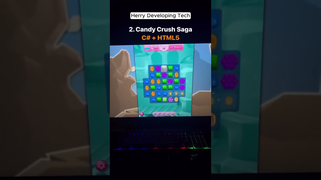 🌍 Language of Famous Games | Unveiling the Code Behind the Magic 🎮 #GameDev|| #shorts #shortvideo