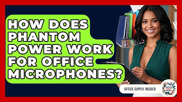 How Does Phantom Power Work For Office Microphones? - Office Supply Insider