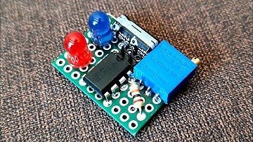 Simple LED Flip Flop Circuit | NE555 Project