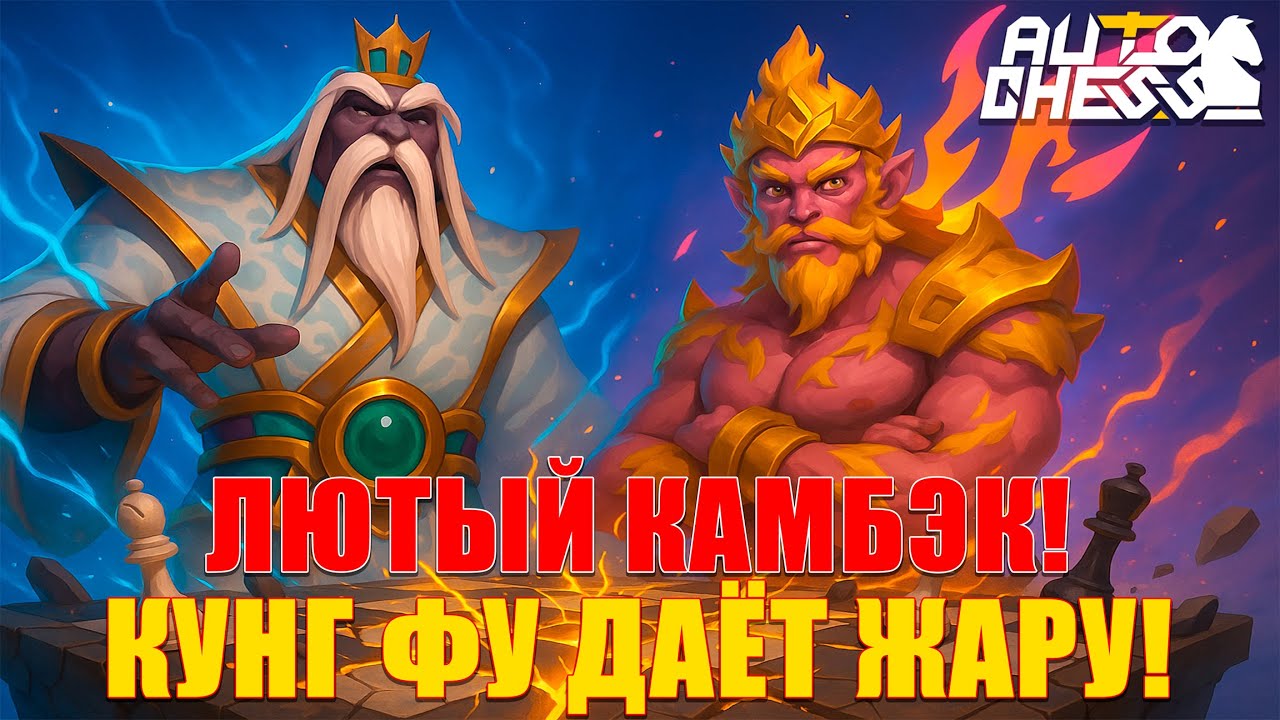 КУНГ-ФУ УНИЧТОЖАЕТ! ТОП КАМБЭК! ► Auto Chess S30