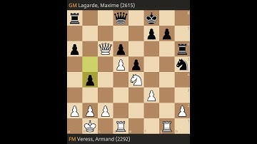 Armand Veress vs Maxime Lagarde • European Championships 2025 • Round 1