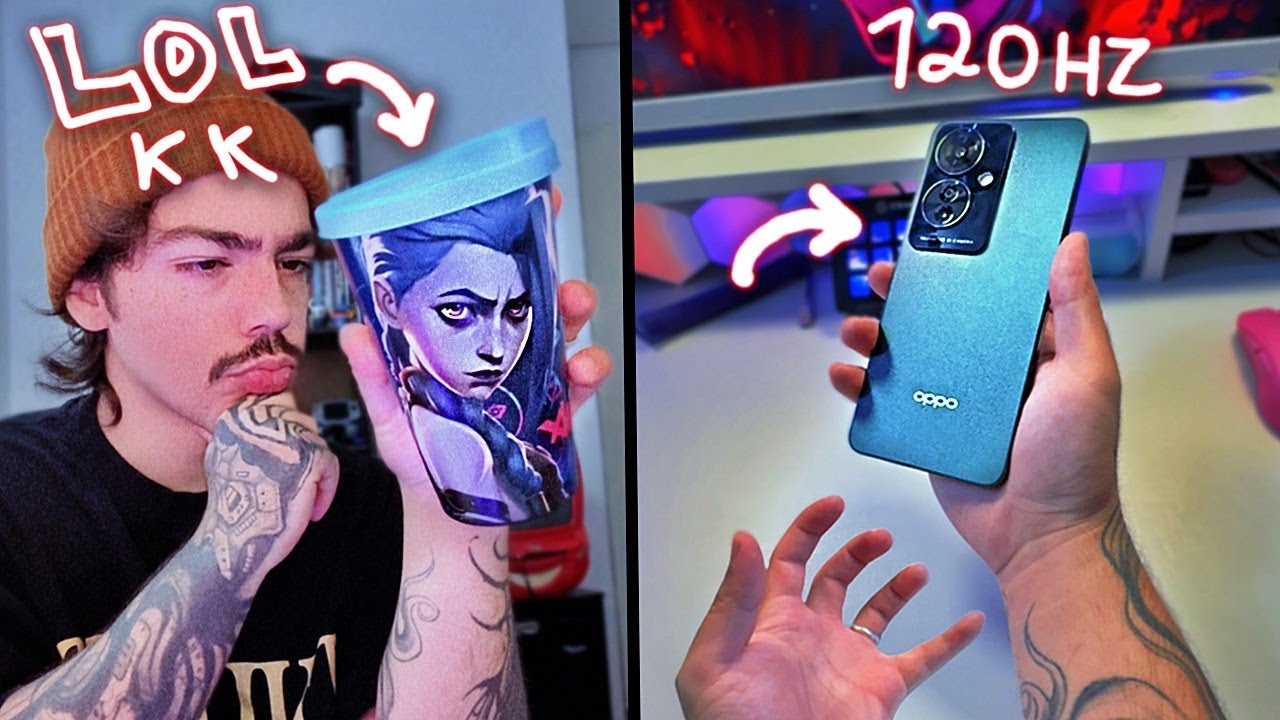 Comprei o COPO do LOL kk e Testei um NOVO celular GAMER! - YouTube