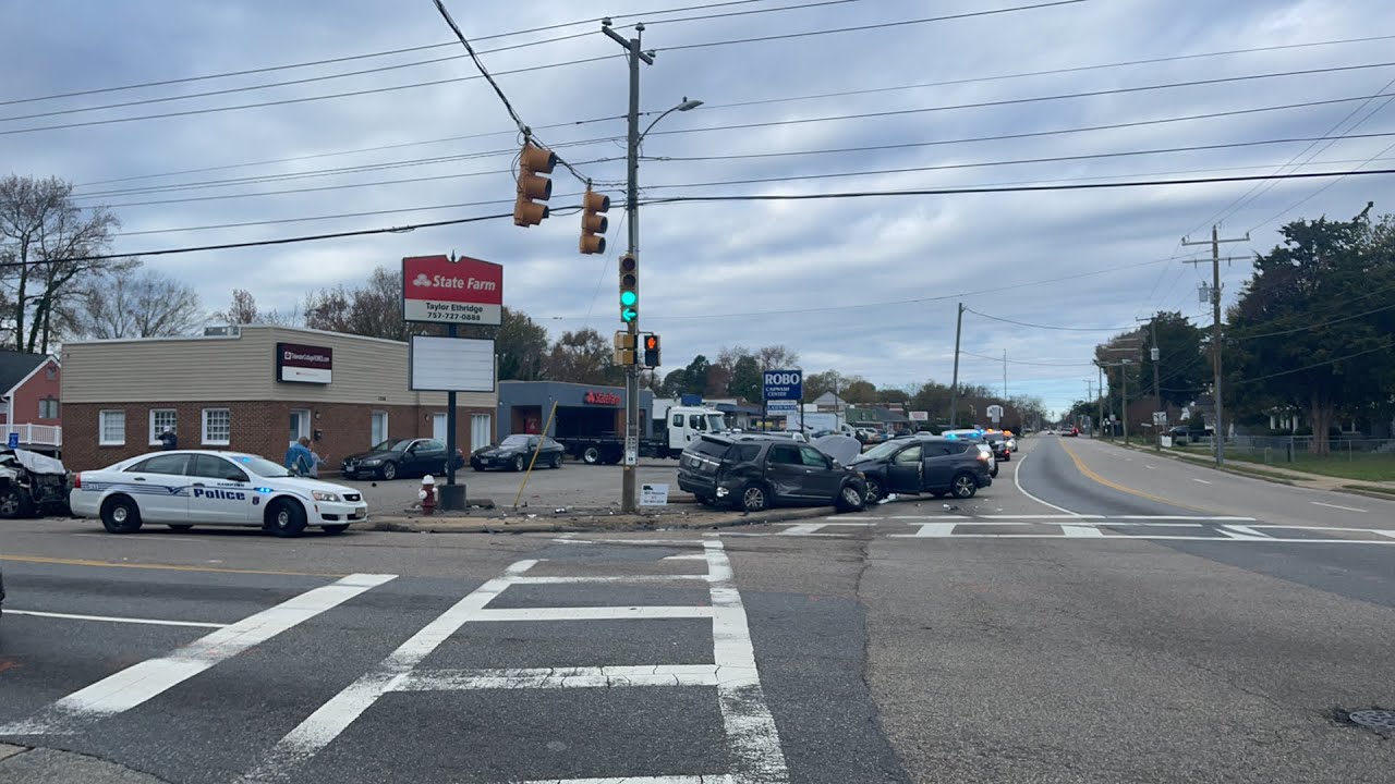 Hampton, Virginia MultiCar Accident YouTube