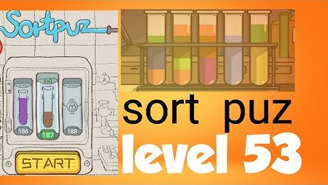 level 53 - sort puz / puzzle game / challenging game 🎮