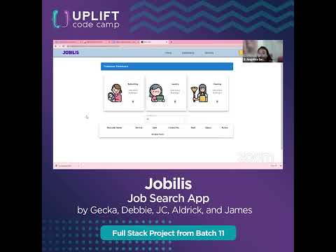 Jobilis Job Search App from Batch 11 | Uplift Code Camp