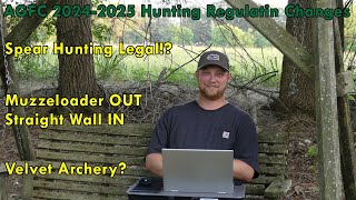 AGFC 2024 Hunting Regulation Changes | Spear Hunting | Strait Walled Cartridge | Velvet Archery