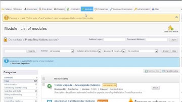 paypal api username + passoword + signature on prestashop