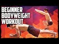 15 minute beginner bodyweight workout  exercises build muscle  lose fat at home