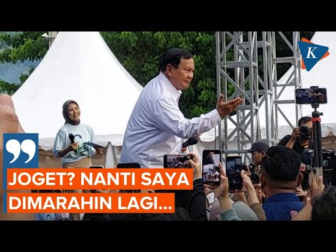 Momen Prabowo Joget di Hadapan Komunitas Ojol Diiringi Lagu “Oke Gas”