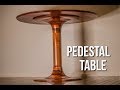 Making a modern pedestal table Making a modern pedestal table