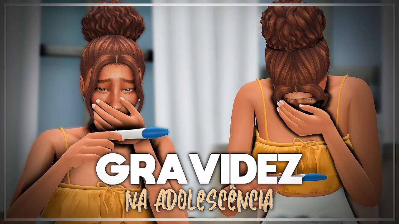 NOVA SÉRIE: GRAVIDEZ NA ADOLESCÊNCIA 👶🏽🤍, EP01, Gameplay, The Sims 4