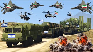 Irani Fighter Jets, Drones & Helicopters Attack on Israeli Army Supply Convoy in Jerusalem --GTA-5