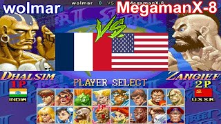 Super Street Fighter II X: Grand Master Challenge - wolmar vs MegamanX-8