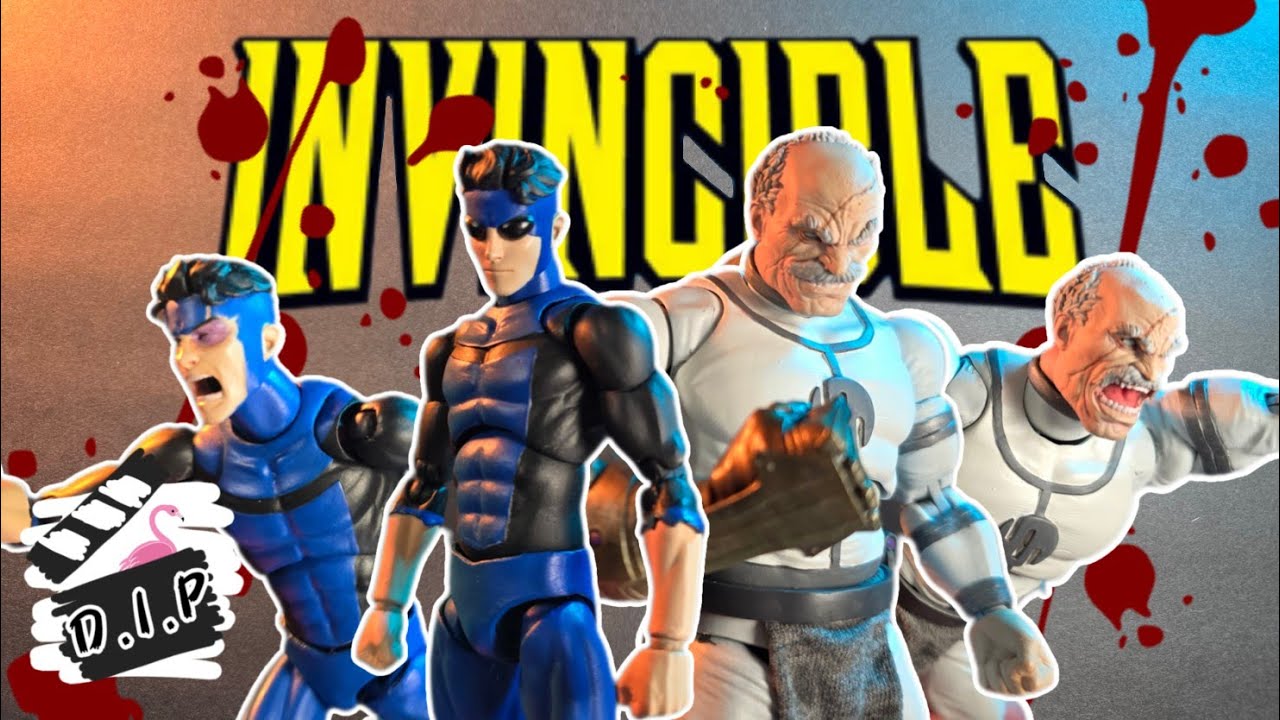 Custom Mafex Invincible Action Figures | Stop-motion & Review |