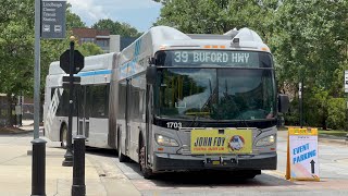 Marta 2016 New Flyer Industries Xcelsior Xn60 1703 On Route 39