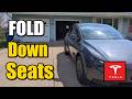 How to Fold Down the Rear Seats on Tesla Model Y - Easy Tutorial