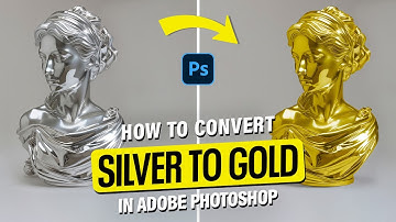 How to Convert Silver to Gold in Photoshop | Photoshop Tutorial 2025 | Am Graphix