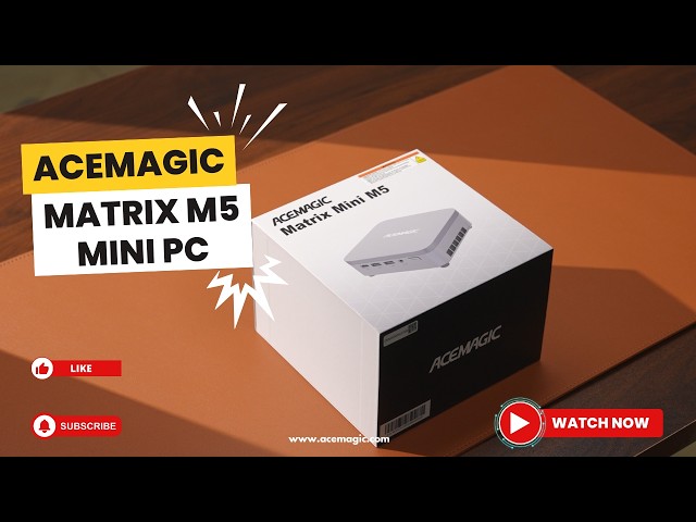 The ACEMAGIC MATRIX M5 Mini PC brings desktop‑class performance to
