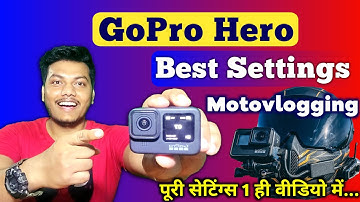 Best GoPro HERO 9 Settings for Motovlogging (Hindi) | Gopro Camera Settings for Motovlogging