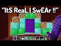 The FUNNIEST FAKE Minecraft Speedruns...