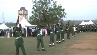 Burial parade of Lt Col Abu Ali and his 6 soldiers killed by BokoHatam on 5/11/2016