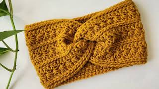 Crochet Starry Ridge Headband | Free Crochet Headband Pattern | Beginner Friendly 