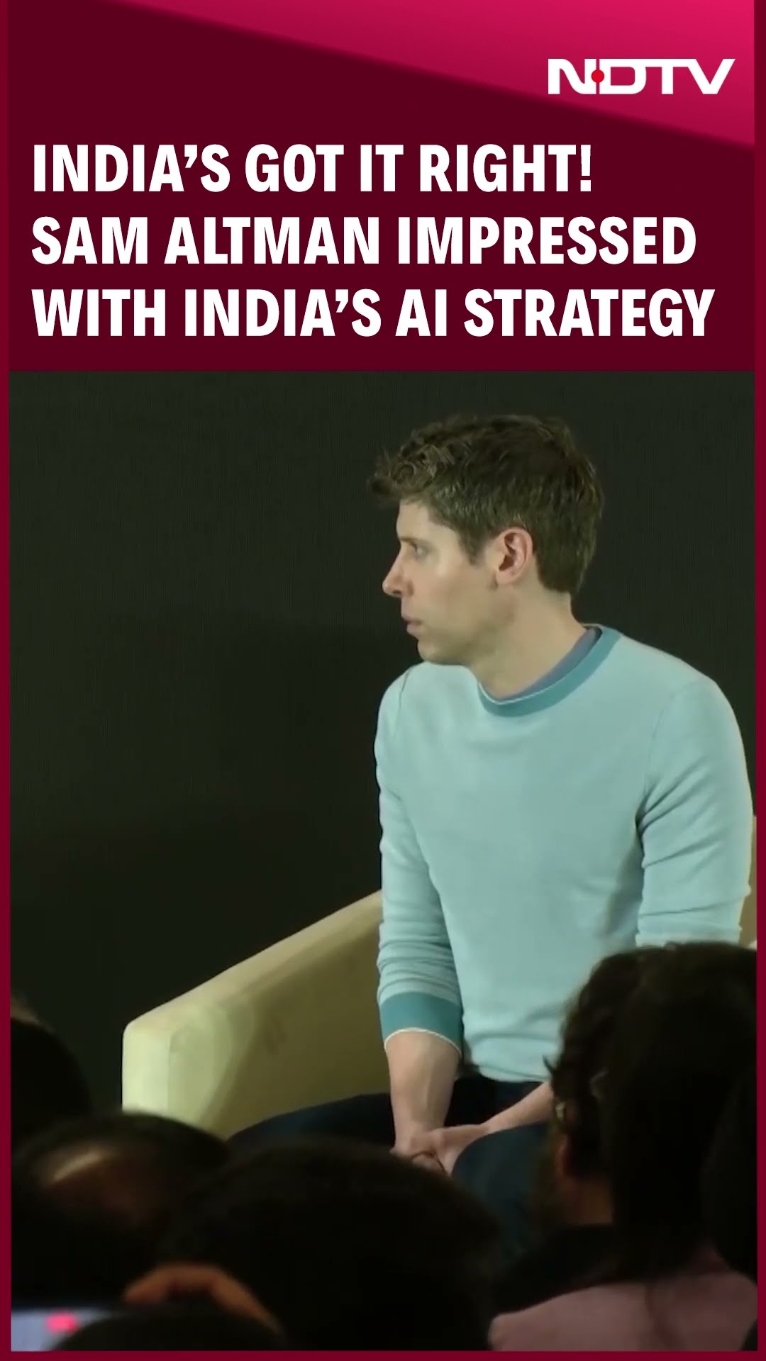 Sam Altman India AI | Whatever India Is Doing, It's Working, Says OpenAI CEO On India's AI Strategy