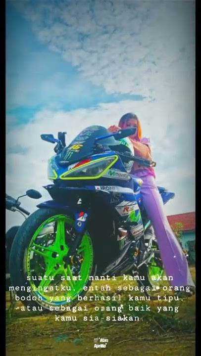 Story wa - Cewek Cantik Riding moge