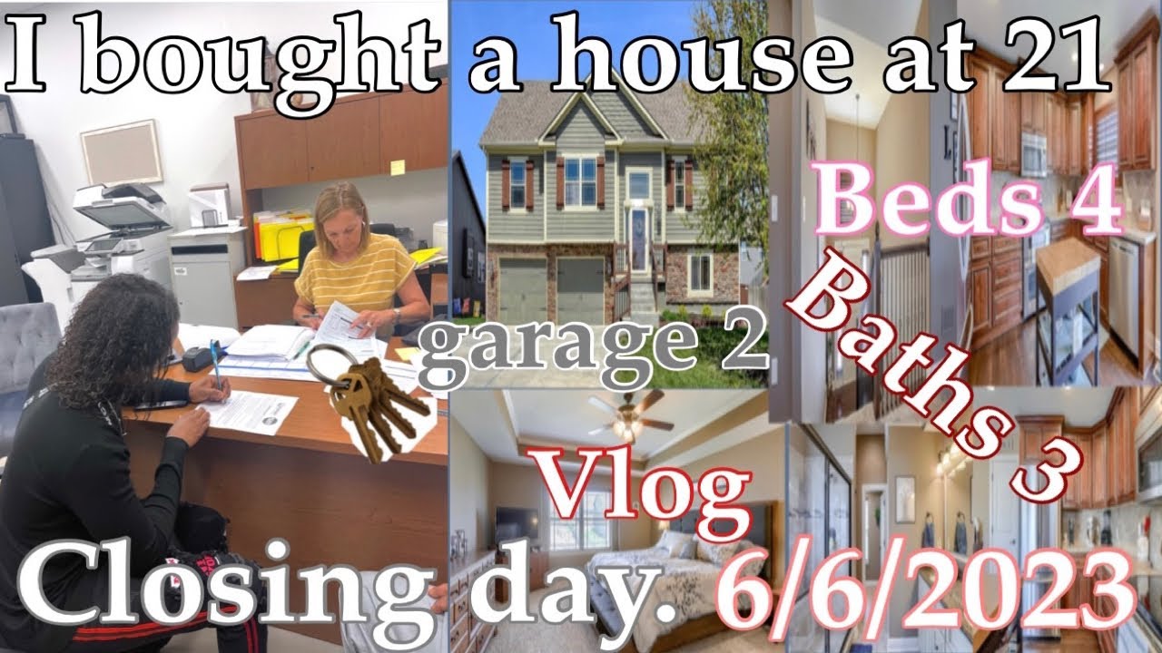 I bought my first house at 21! Closing Day Vlog - YouTube